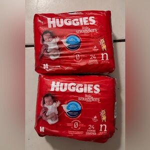 Huggies Little Snugglers Diapers - Newborn Size | 48 total NWT 🏷️